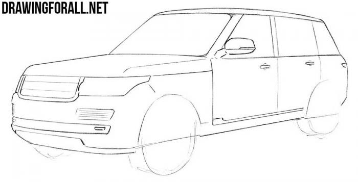 haw to draw range rover%287%29