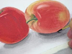 Как нарисовать яблоко акварелью - шаг 15