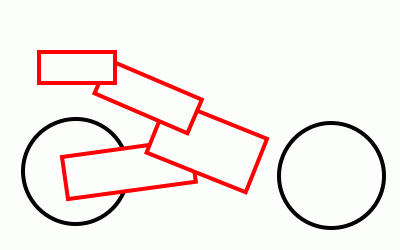 как нарисовать отоцикл - шаг 2