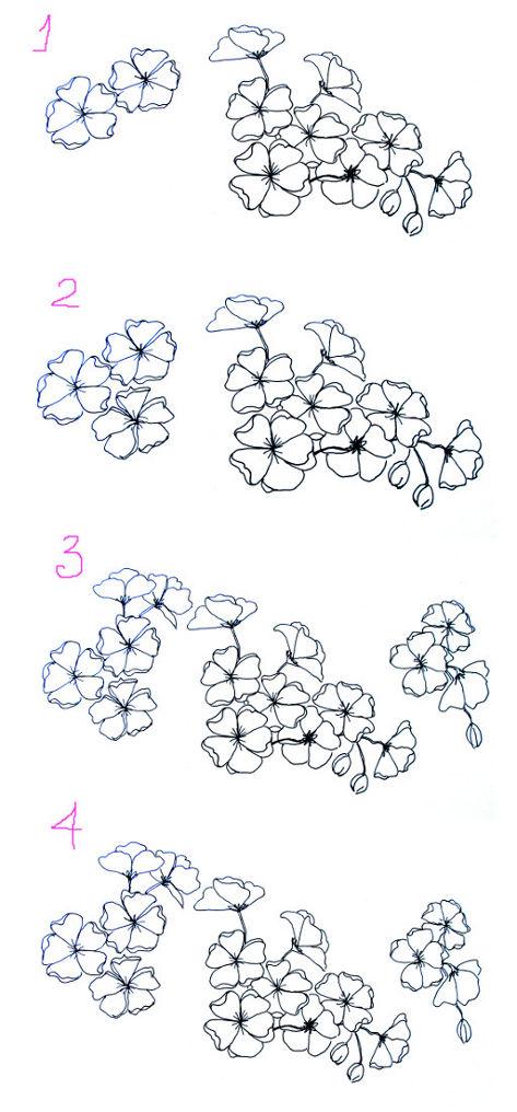 Рисуем сакуру акварелью: способ 2 - шаг 6