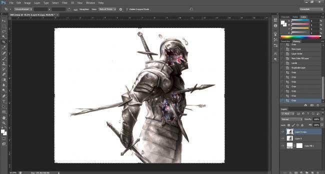 Рисуем рыцаря, используя традиционные материалы и Photoshop - шаг 13