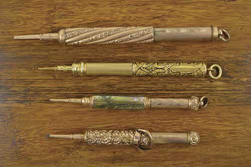 Коллекция античных механических карандашей