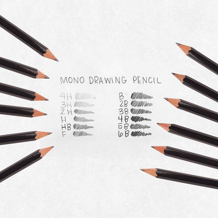 Карандаши для рисования Tombow Mono Professional (набор из 12 штук)