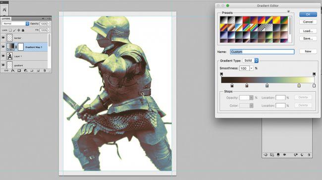 Рисуем рыцаря, используя акварель и Photoshop - шаг 9