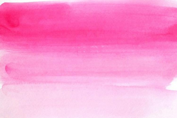 Как смешать теплый розовый цвет акварелью?